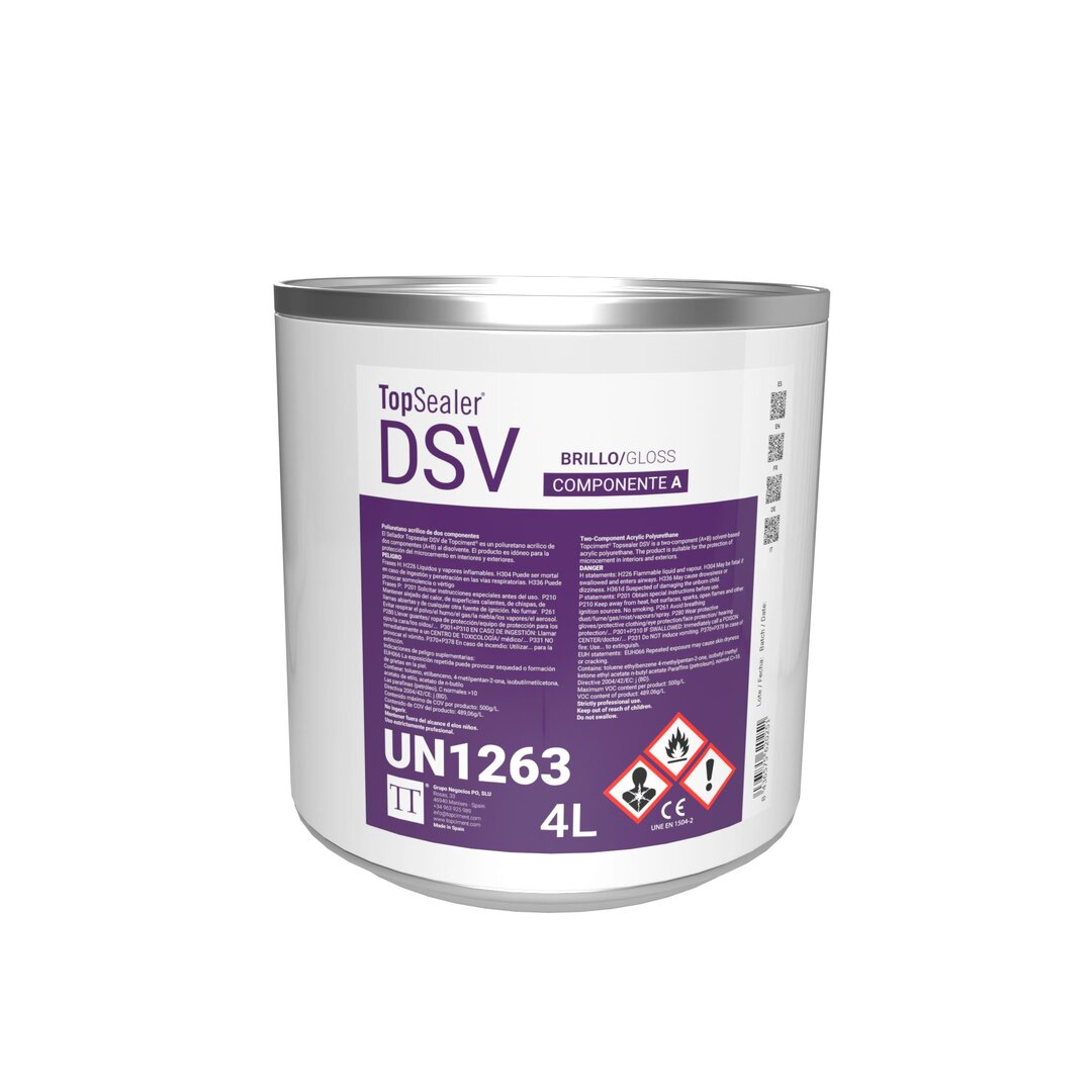 Topsealer DSV γυαλιστερό — συστατικό A — 4 L